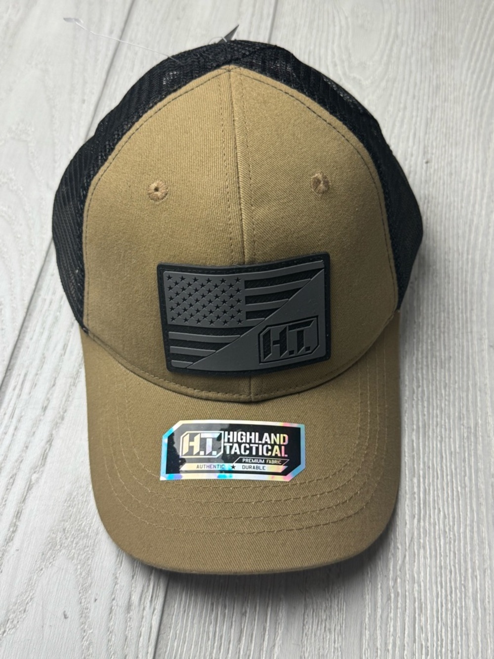 NWT Highland Tactical cap , tan and black